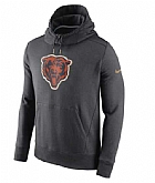 Men's Chicago Bears Nike Championship Drive Gold Collection Hybrid Fleece Performance Hoodie Charcoal FengYun,baseball caps,new era cap wholesale,wholesale hats